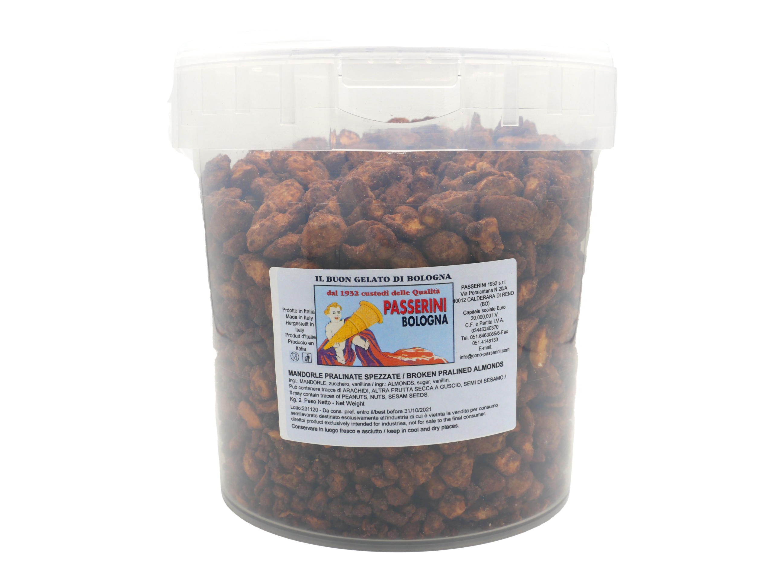 mandorle pralinate spezzate